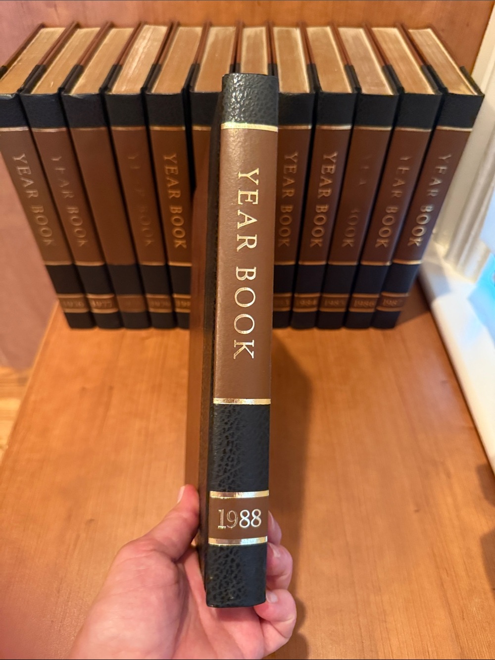 Vintage 1988 Year Book A Review of the events of 1987 -World Book Encyclopedia